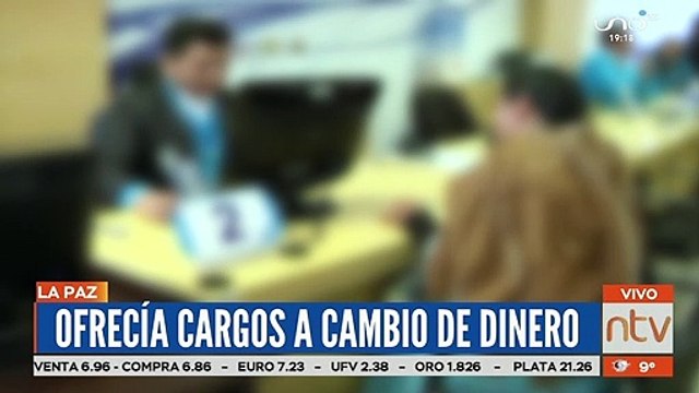Un sujeto fue aprehendido por ofrecer cargos en entidades estatales a cambio de dinero.