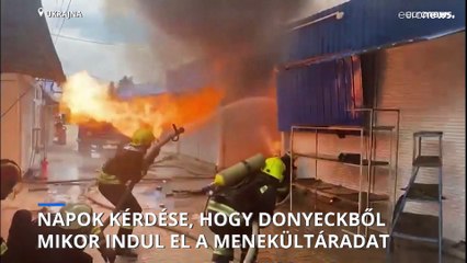 Napok kérdése, hogy Donyeckből mikor indul el a menekültáradat