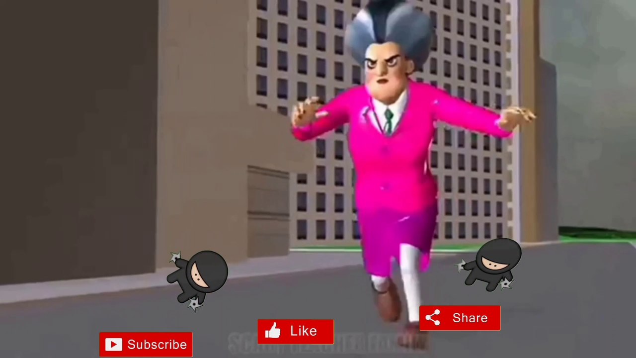 Scary teacher 3d & Nick Hulk--coffin dance song cover/new version trending #song #funny #cover #memes #scary