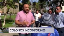 Residentes de la colonia Maclovio Rojas en Tijuana tomaron esta mañana el Palacio Municipal.