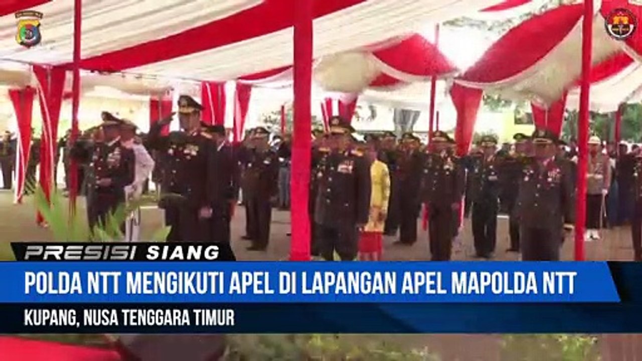 Jajaran Polda NTT Ikut Upacara Virtual Peringatan Hari Bhayangkara ke-76