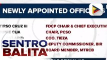 Aktor na si Tirso Cruz III, itinalagang FDCP chief; Mga bagong opisyal ng administrasyong Marcos, nanumpa na