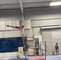 Talented Young Gymnast Practices Her Amazing Skills
