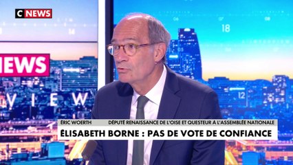Eric Woerth sur le refus de la Première ministre de se soumettre à un vote de confiance : «ce n’est pas un aveu de faiblesse»