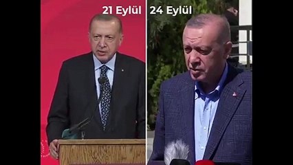 Erdoğan'dan 3 gün arayla bambaşka iki konuşma