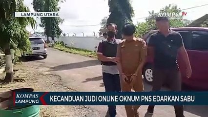 Kecanduan Judi Online Oknum PNS Edarkan Sabu-Sabu
