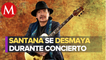 Carlos Santana se desploma sobre el escenario en Michigan; piden oración por su salud
