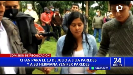 Primera dama y cuñada del presidente citadas por Fiscalización para aclarar acusaciones en su contra