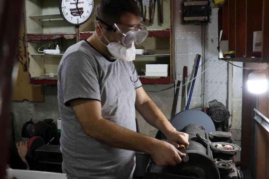 Malatya'da bıçak ustalarının bayram mesaisi başladı