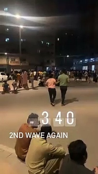 شعر أي شخص آخر بالزلزال مرة أخرى في دبي