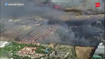 Sofocado el incendio de Aranjuez aunque persisten focos dispersos