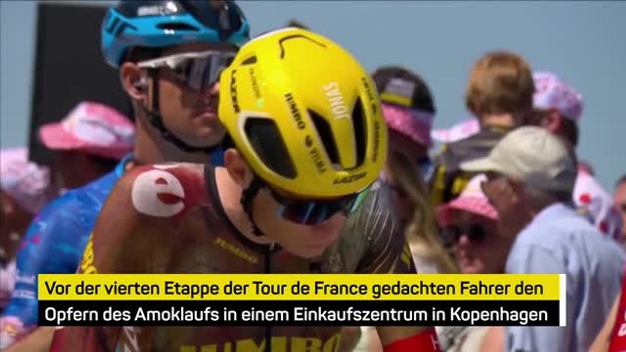 TdF gedenkt Opfern des Kopenhagen-Amoklaufs