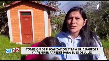 Primera dama y cuñada del presidente citadas por Fiscalización para aclarar acusaciones en su contra