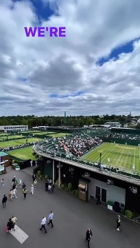 Nolwenn Leroy à Wimbledon pour soutenir Arnaud Clément.