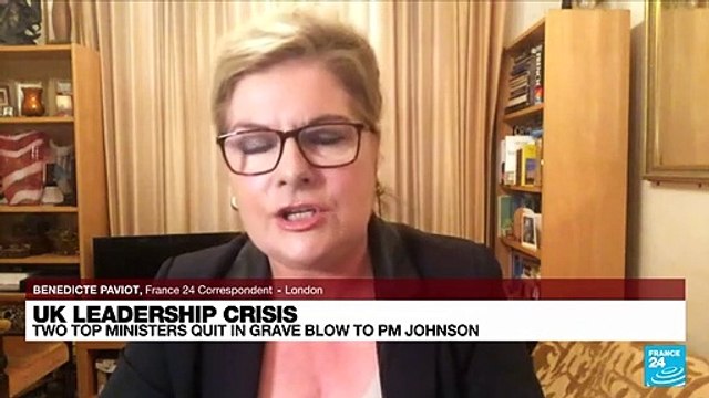UK PM Johnson on the brink over ministerial resignations