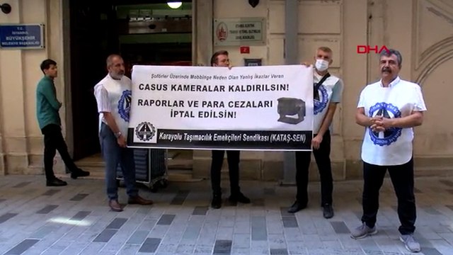 İETT önünde 'casus kamera' açıklaması