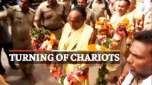 Puri Rath Yatra - Rituals Underway To Turn The Chariots Towards Srimandir For Return Jouney - Turning Of Chariots