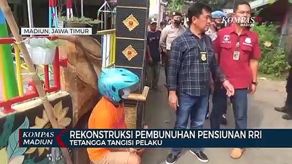 Rekonstruksi Pembunuhan Pensiunan RRI, Tetangga Tangisi Pelaku