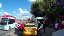 Pendik’te taksideki kadına saldıran erkeğe meydan dayağı