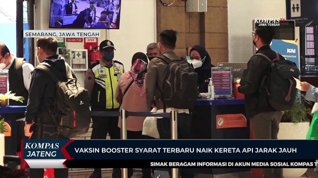 Vaksin Booster Syarat Terbaru Naik Kereta Api Jarak Jauh