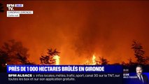 Gironde: près de 1000 hectares partis en fumée