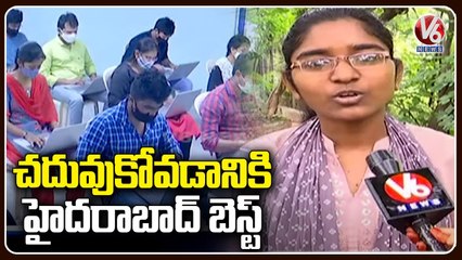 Youth Shows Interest To Study In Hyderabad , Focus On Best Quality Of Education _ Telangana _ V6