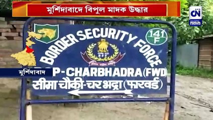 মুর্শিদাবাদে বিপুল মাদক উদ্ধার