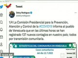 COVID-19 | Venezuela registró 137 casos, todos por transmisión comunitaria y 520.124 recuperados