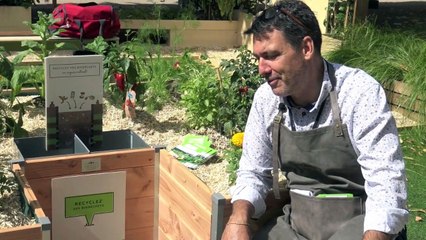 Keyhole garden, un composteur intégré au potager