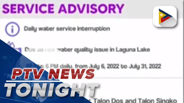 Maynilad imposes water service interruption in Las Piñas, other areas until July 31