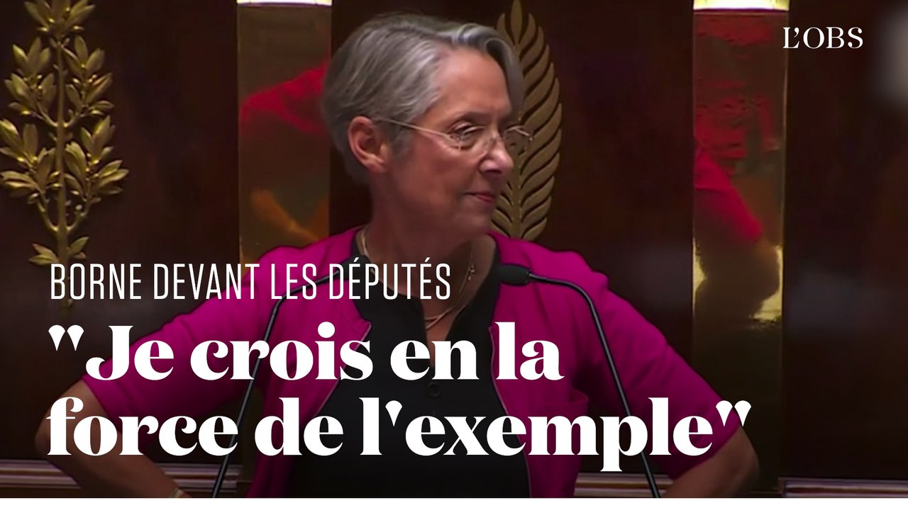 Devant les députés, Borne rend hommage aux femmes "qui ont ouvert le chemin"