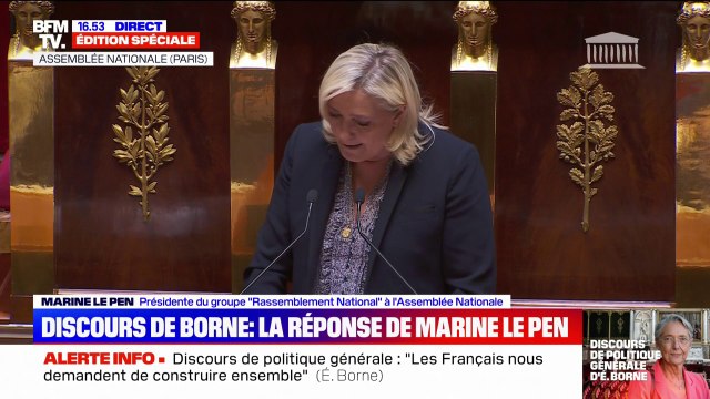 Marine Le Pen: Emmanuel Macron, qui avait tous les pouvoirs, se voit aujourd'hui contraint d'entendre les Français