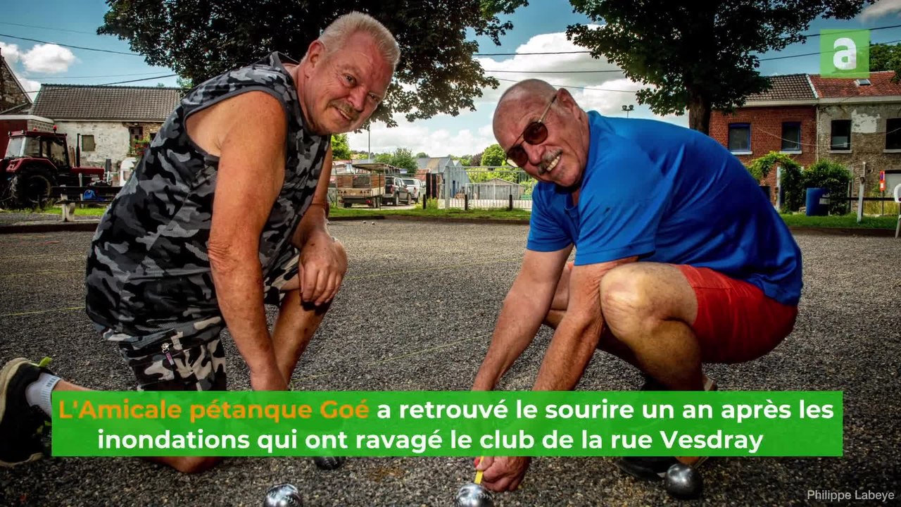 Les inondations, à Goé, un an après