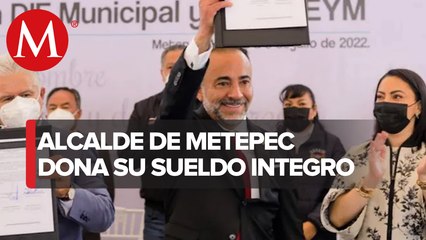 Descargar video: Fernando Flores, alcalde de Metepec, donará su sueldo a trabajadores sindicalizados