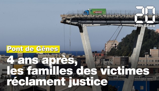 Pont de Gênes: Quatre ans après l'effondrement, des familles de victimes réclament justice avant le procès