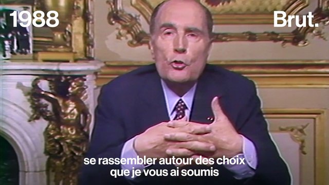 François Mitterrand et la majorité relative en 1988