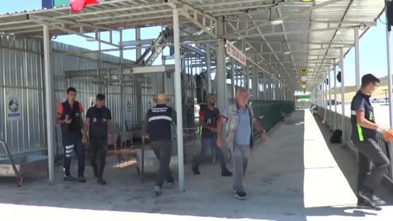 Pursaklar Belediye Başkanı Çetin'den kurbanlık satış ve kesim alanında inceleme
