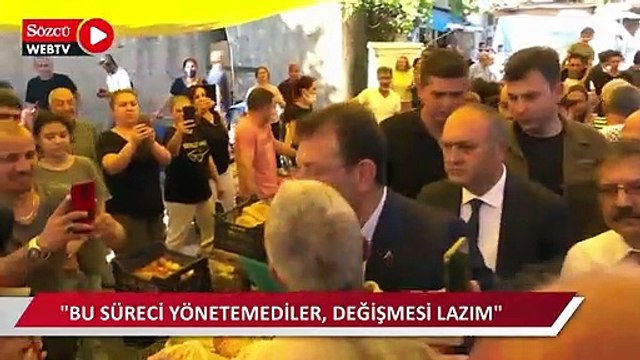İmamoğlu'na yaşlı kadın böyle dert yandı: Açız kardeşim, açız