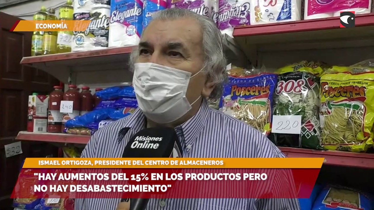 "Hay aumentos del 15% en los productos pero no hay desabastecimiento"