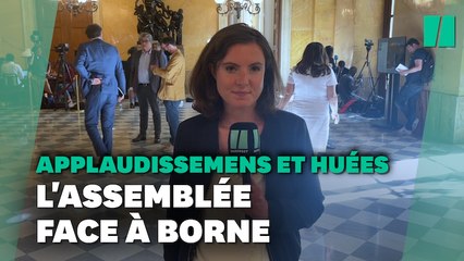 Des applaudissements aux huées, une Assemblée nationale hétéroclite face à Élisabeth Borne