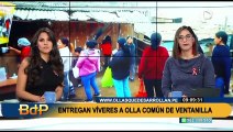 Ayuda Solidaria: Entregan vivieres a olla común en Ventanilla