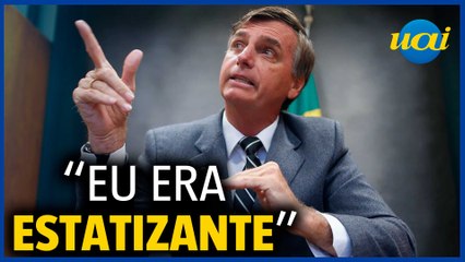 Bolsonaro diz que foi 'estatizante' quando jovem