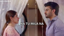 Na Tu Mila Na - Hasrat - WhatsApp Status - ( Hum Tv ) - AR Lyricals - (2022)