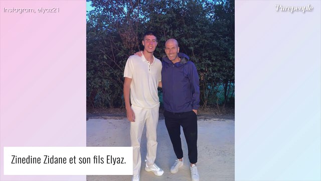 Zinedine Zidane : son fils Elyaz est déjà bien plus grand que lui !