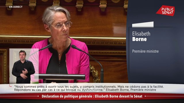 Devant le Sénat, Elisabeth Borne détaille sa base de travail sur le pouvoir d’achat