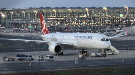 THY'NİN AİRBUS A350-900 TİPİ 7'NCİ UÇAĞI İSTANBUL'DA