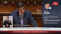 « La nouvelle donne vous pousse au compromis ! » résume Patrick Kanner devant Elisabeth Borne