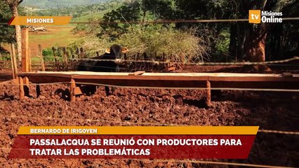 Passalacqua se reunió con productores para tratar las problemáticas