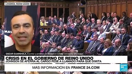 Óscar Guardiola: "Es posible que este sea el fin del Gobierno de Boris Johnson"