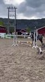 Horse Jockey Fails to Clear Obstacle